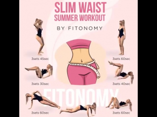 exercises for a thin waist