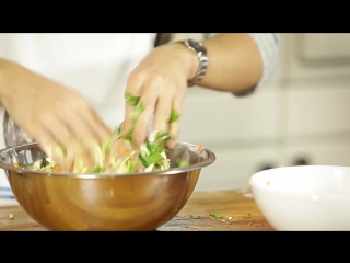 homemade meatballs with vegetables