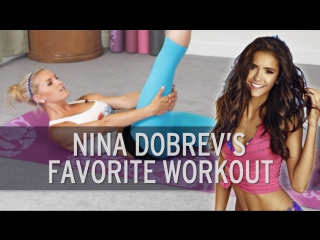 yoga workout- abs like nina dobrev big ass milf